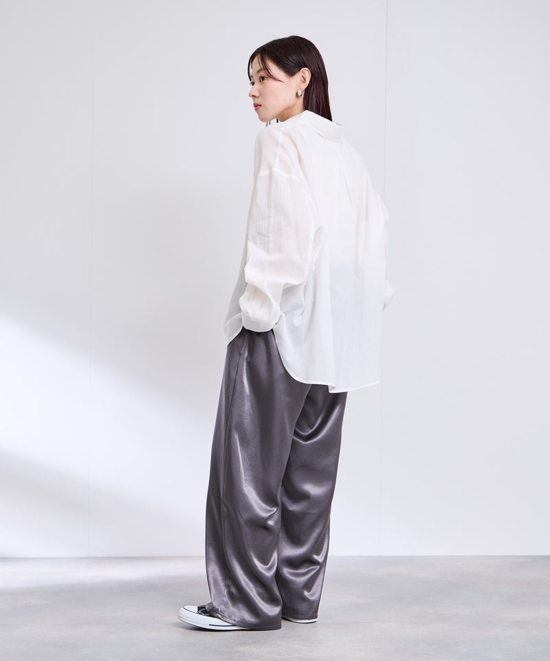 BEVERLY HILLS POLO CLUB 楊柳ロングスリーブシャツ レディース商品画像-8