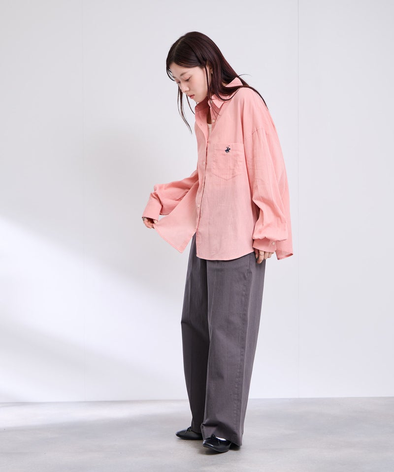 BEVERLY HILLS POLO CLUB  楊柳ロングスリーブシャツ レディース商品画像-12