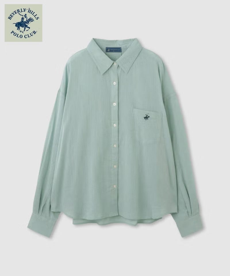 BEVERLY HILLS POLO CLUB  楊柳ロングスリーブシャツ レディース商品画像-23