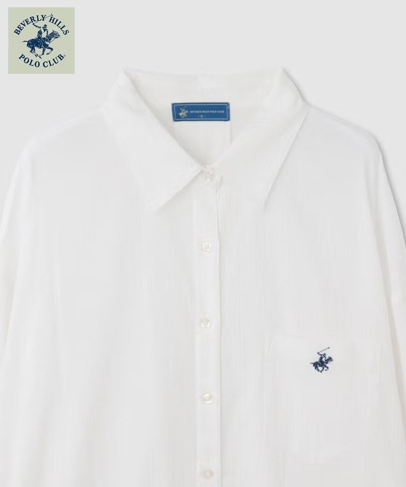 BEVERLY HILLS POLO CLUB 楊柳ロングスリーブシャツ レディース商品画像-26