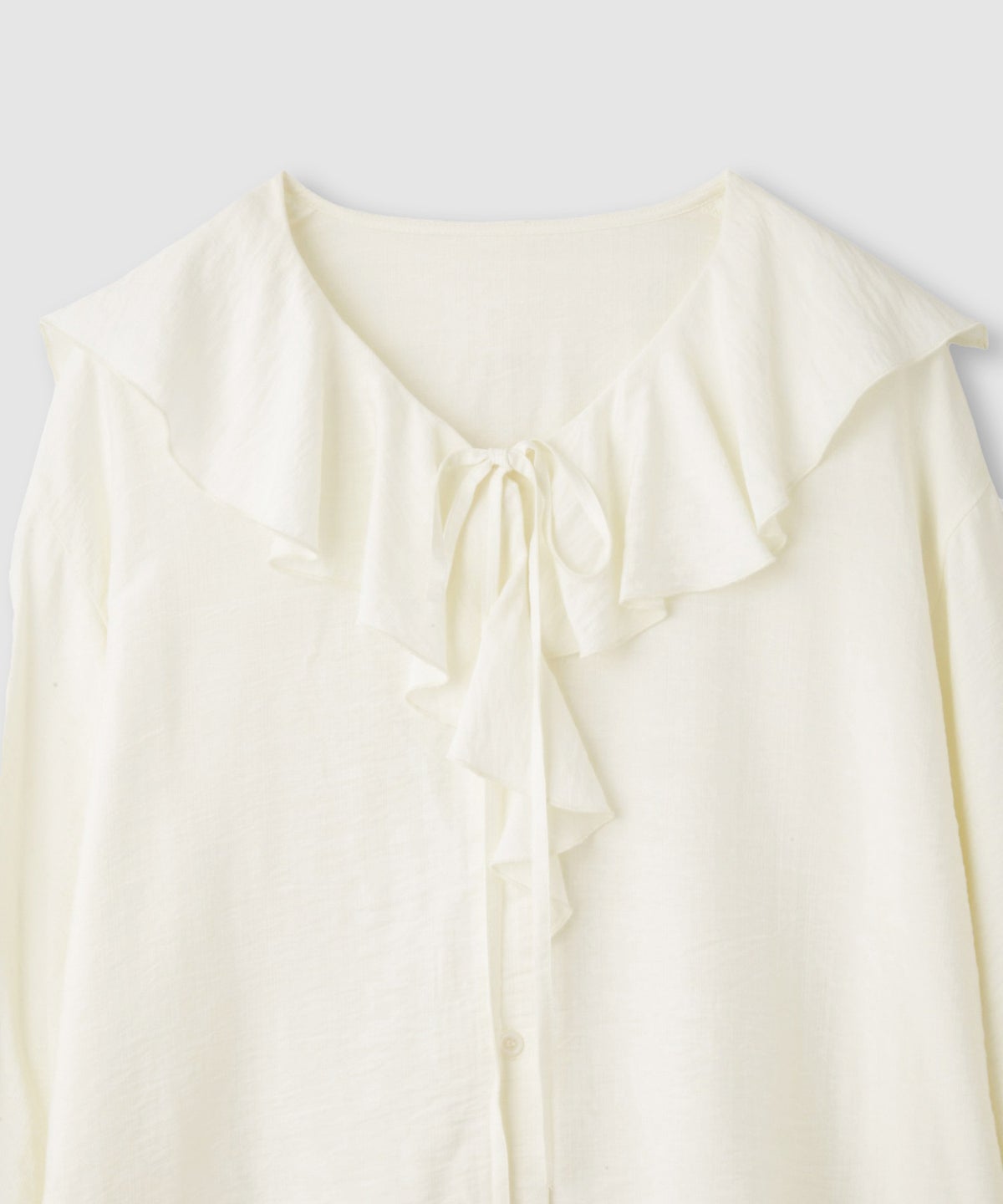 NAVY フリルブラウス レディース