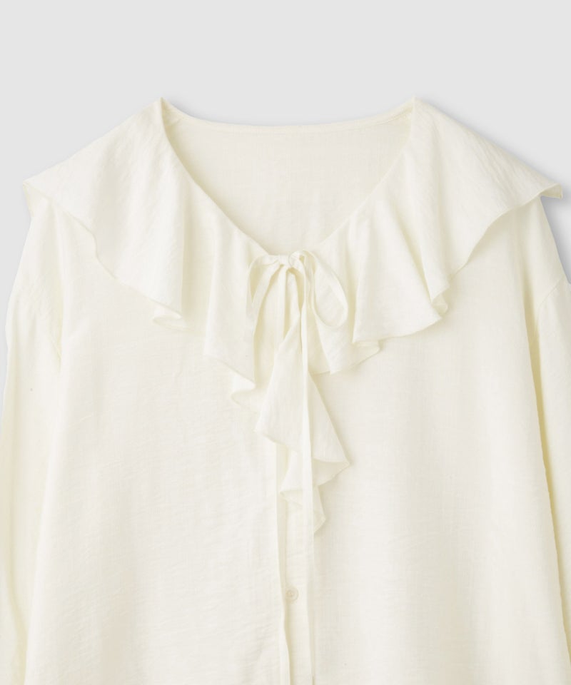 NAVY フリルブラウス レディース商品画像-15