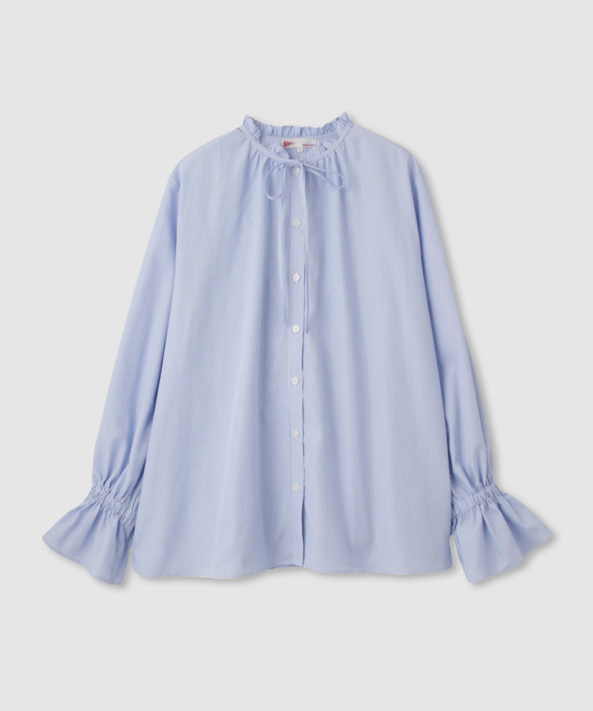 NAVY 袖フリルブラウス レディース