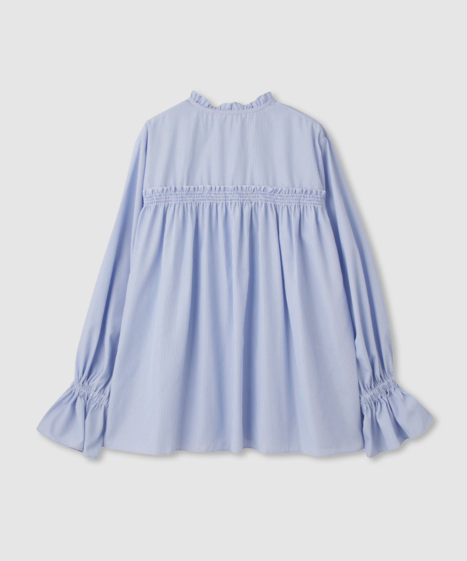 NAVY 袖フリルブラウス レディース