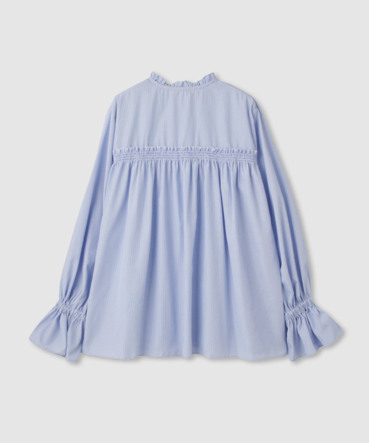 NAVY 袖フリルブラウス レディース