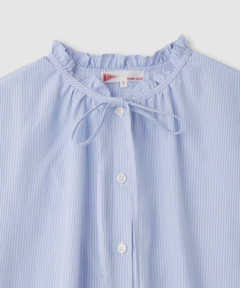 NAVY  袖フリルブラウス レディース商品画像-16