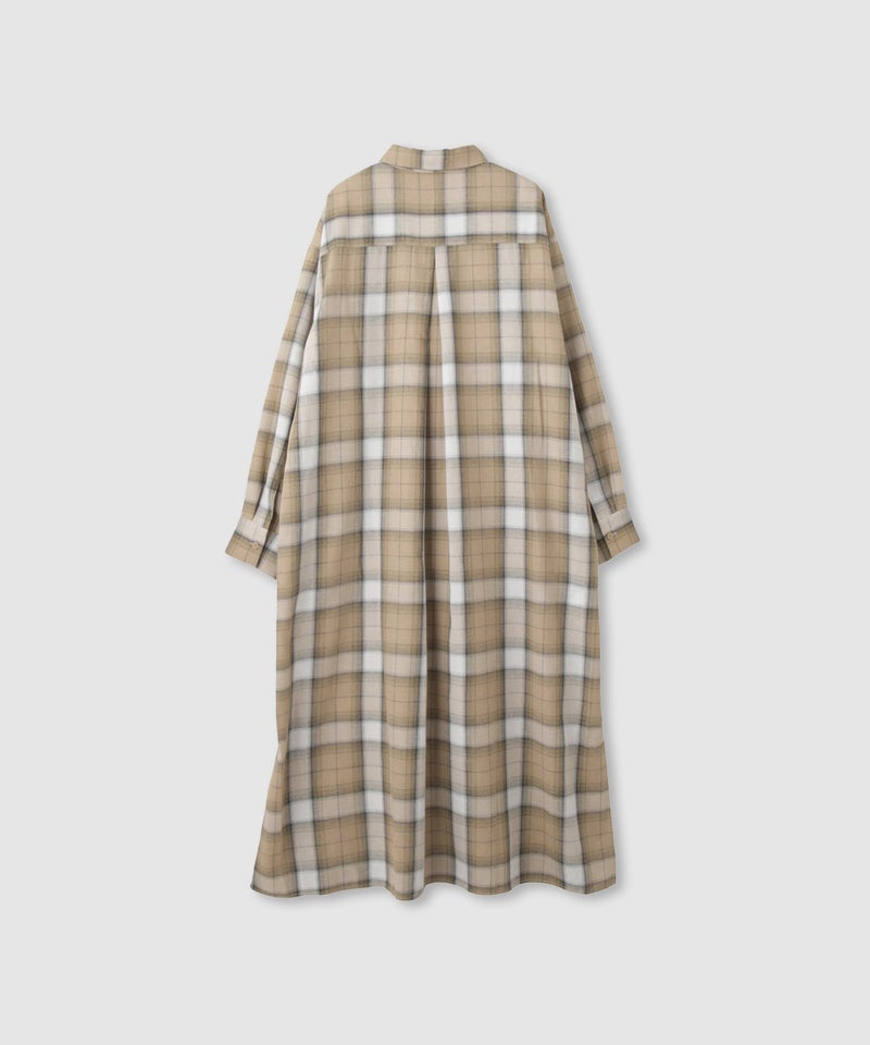 NAVY チェック柄シャツワンピース レディース商品画像-15