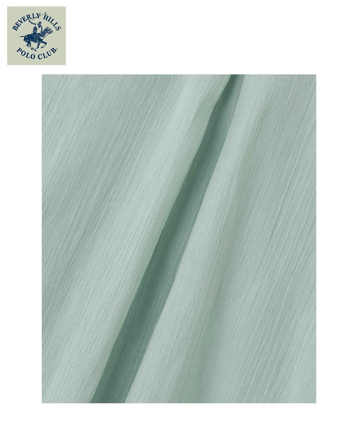 BEVERLY HILLS POLO CLUB 楊柳ショート丈長袖シャツ レディース