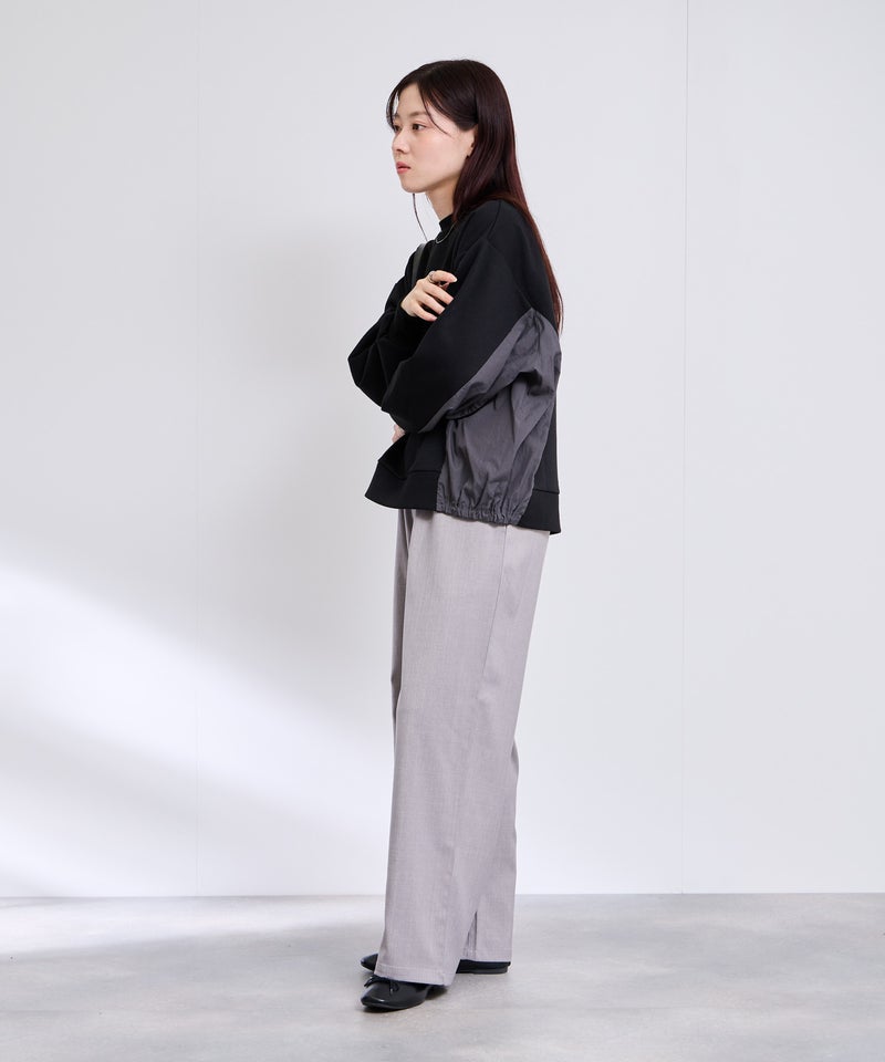 [期間限定価格]Free Nature  トレーナー ナイロン布帛切替【1枚でサマになる♪】 レディース商品画像-16