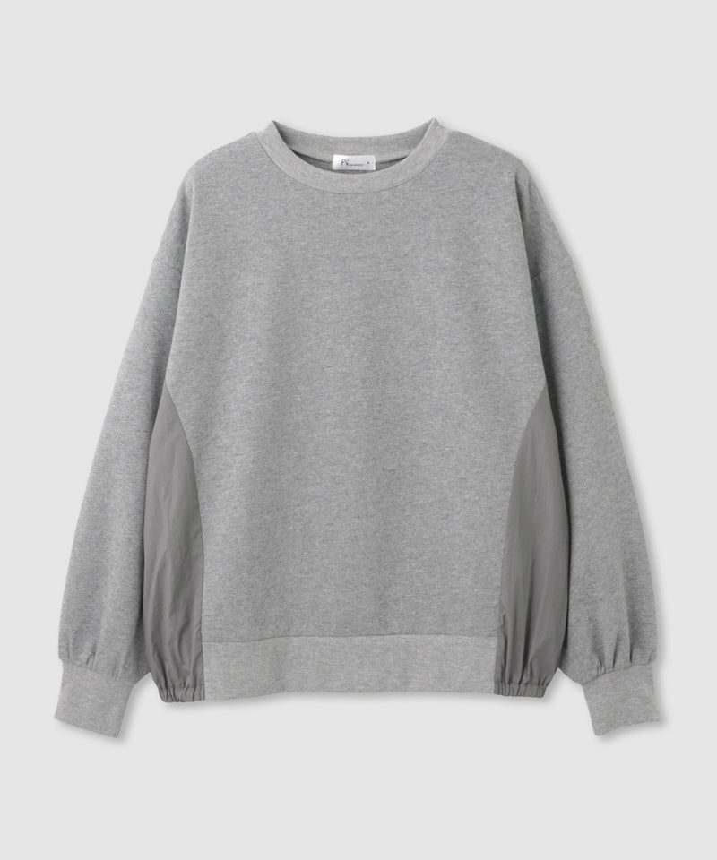 [期間限定価格]Free Nature  トレーナー ナイロン布帛切替【1枚でサマになる♪】 レディース商品画像-17