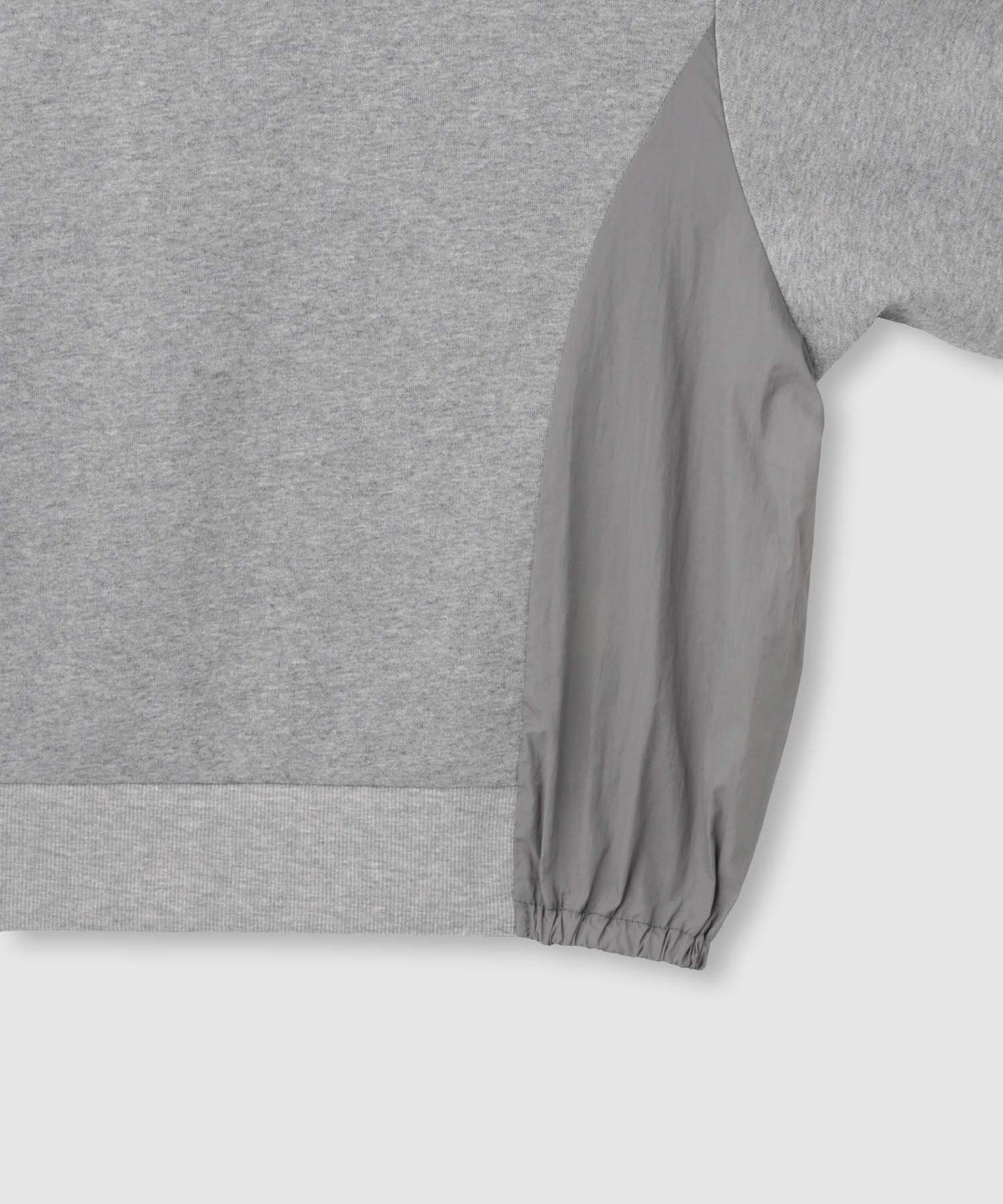 [期間限定価格]Free Nature トレーナー ナイロン布帛切替【1枚でサマになる♪】 レディース