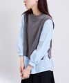 [期間限定価格]Free Nature  レイヤード調プルオーバー 布帛切替【忙しい朝も可愛く決まる♪】 レディース商品サムネイル-9