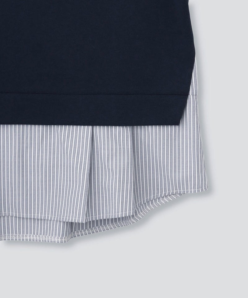 [期間限定価格]Free Nature  レイヤード調プルオーバー 布帛切替【忙しい朝も可愛く決まる♪】 レディース商品画像-24