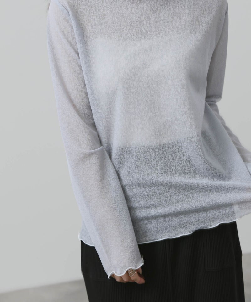 NAVY シアーインナープルオーバー レディース メール便 対応商品商品画像-11