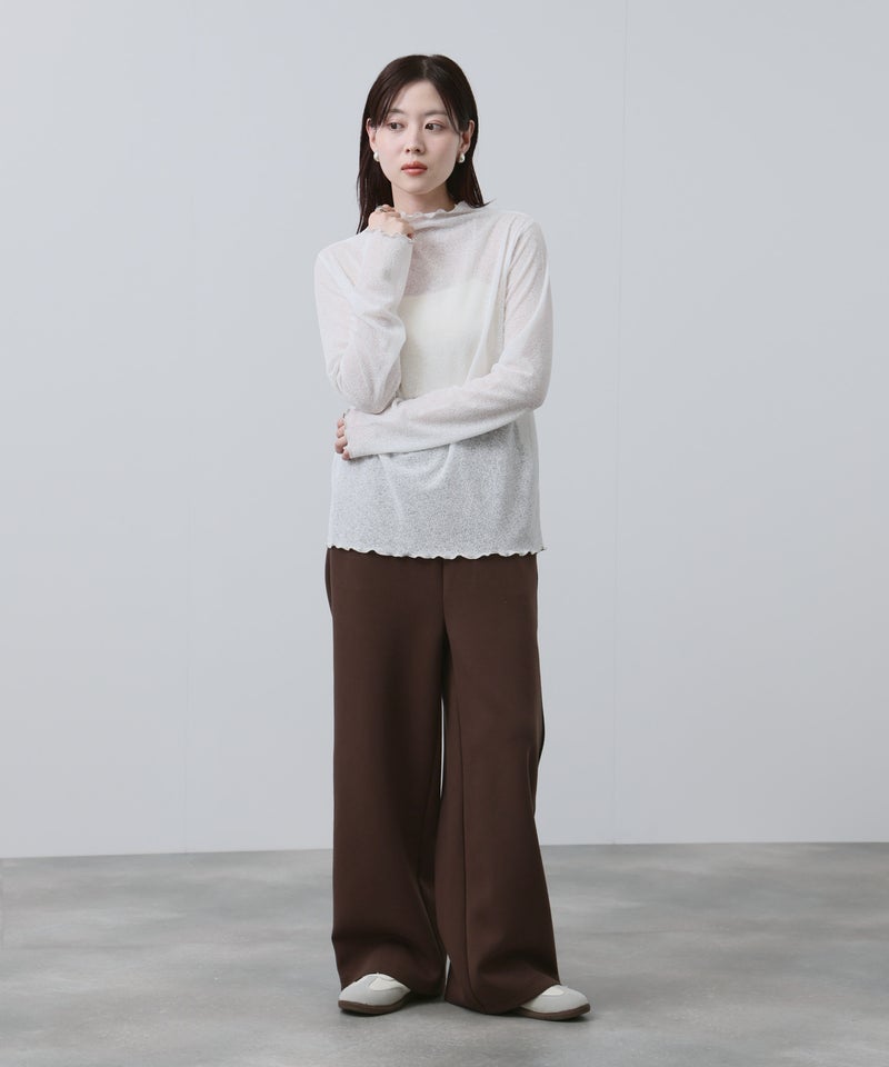 NAVY シアーインナープルオーバー レディース メール便 対応商品商品画像-18