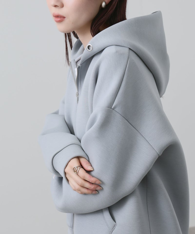 NAVY ダンボール素材ジップパーカー レディース商品画像-17