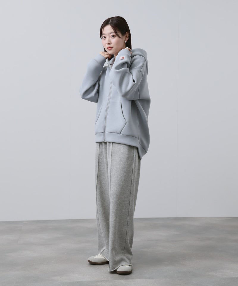 NAVY ダンボール素材ジップパーカー レディース商品画像-19