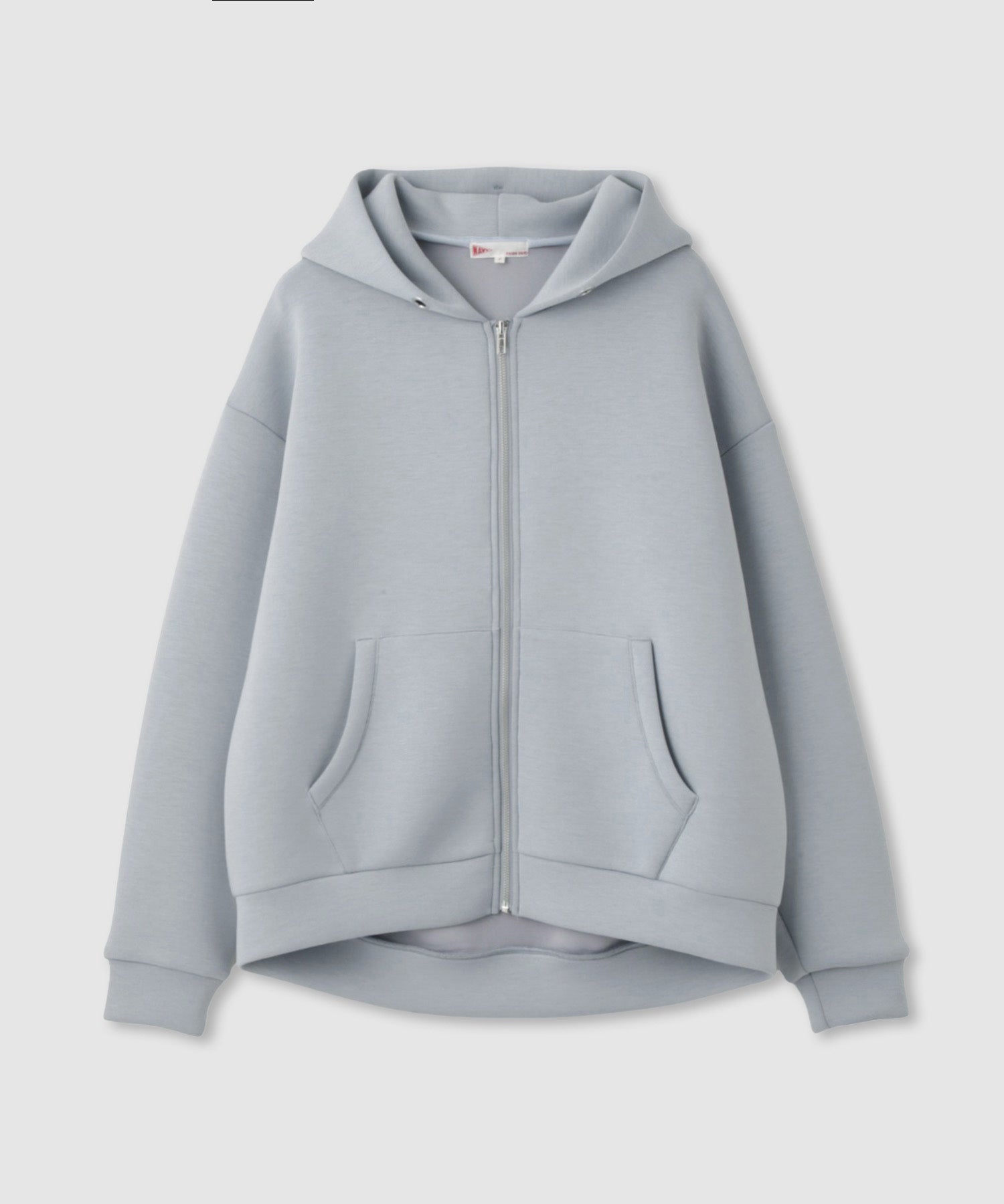 NAVY ダンボール素材ジップパーカー レディース