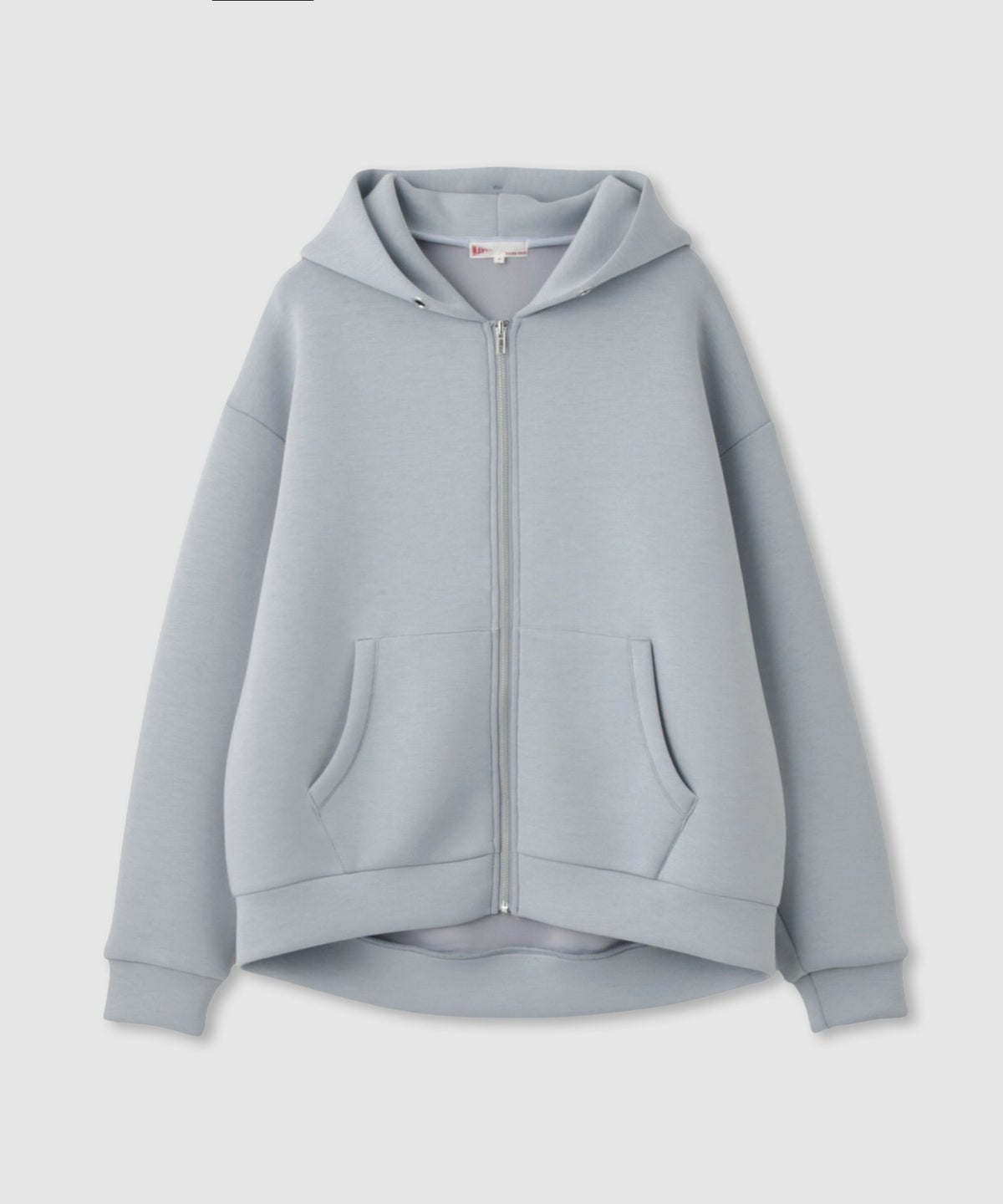 NAVY ダンボール素材ジップパーカー レディース