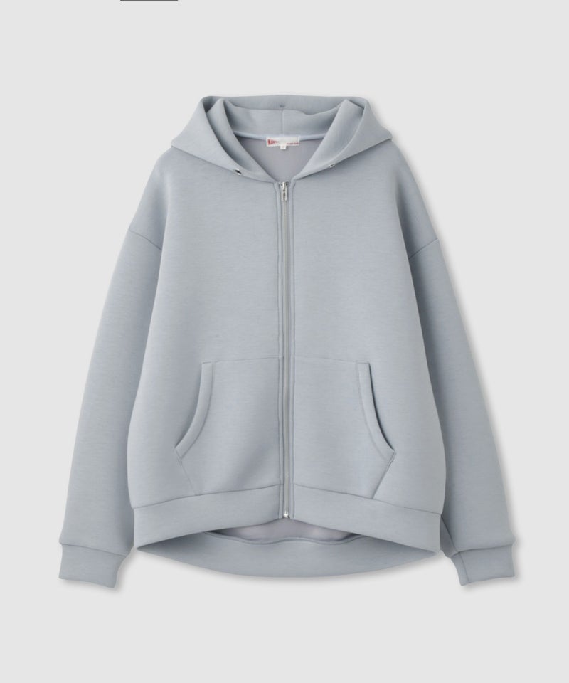 NAVY  ダンボール素材ジップパーカー レディース商品画像-27