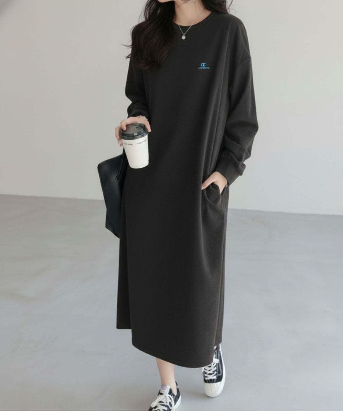 Champion スウェットワンピース レディース