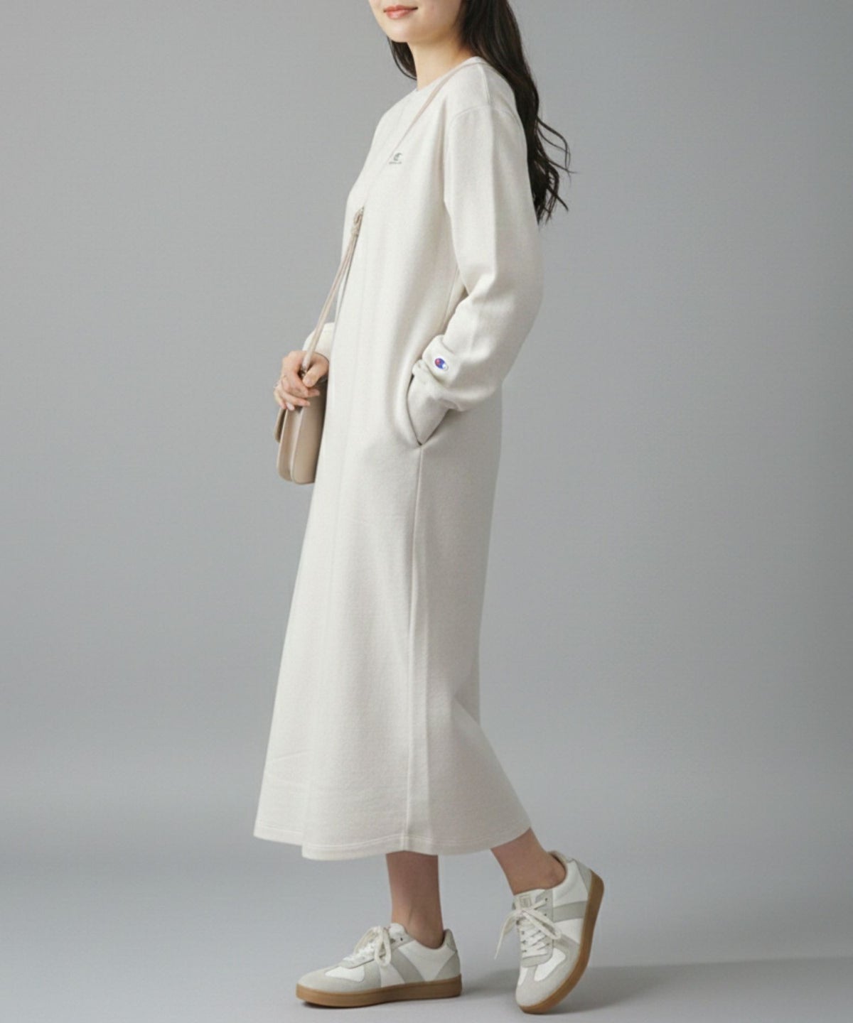 Champion スウェットワンピース レディース