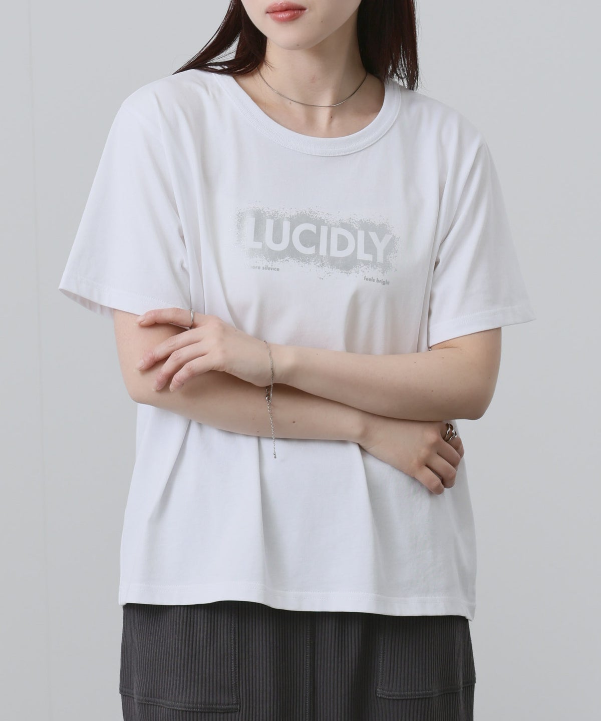 NAVY ベーシックプリントTシャツ レディース メール便 対応商品