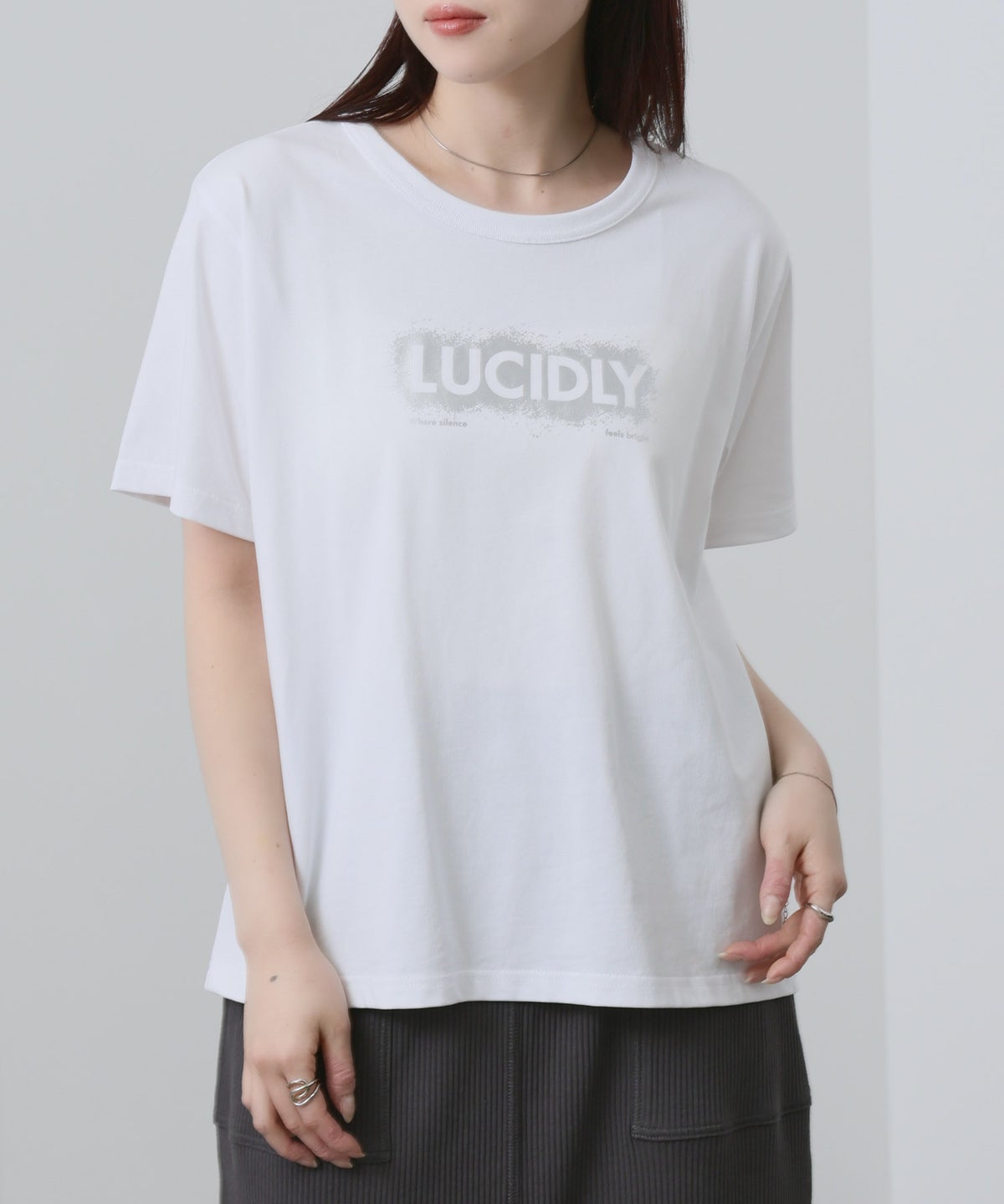 NAVY ベーシックプリントTシャツ レディース メール便 対応商品
