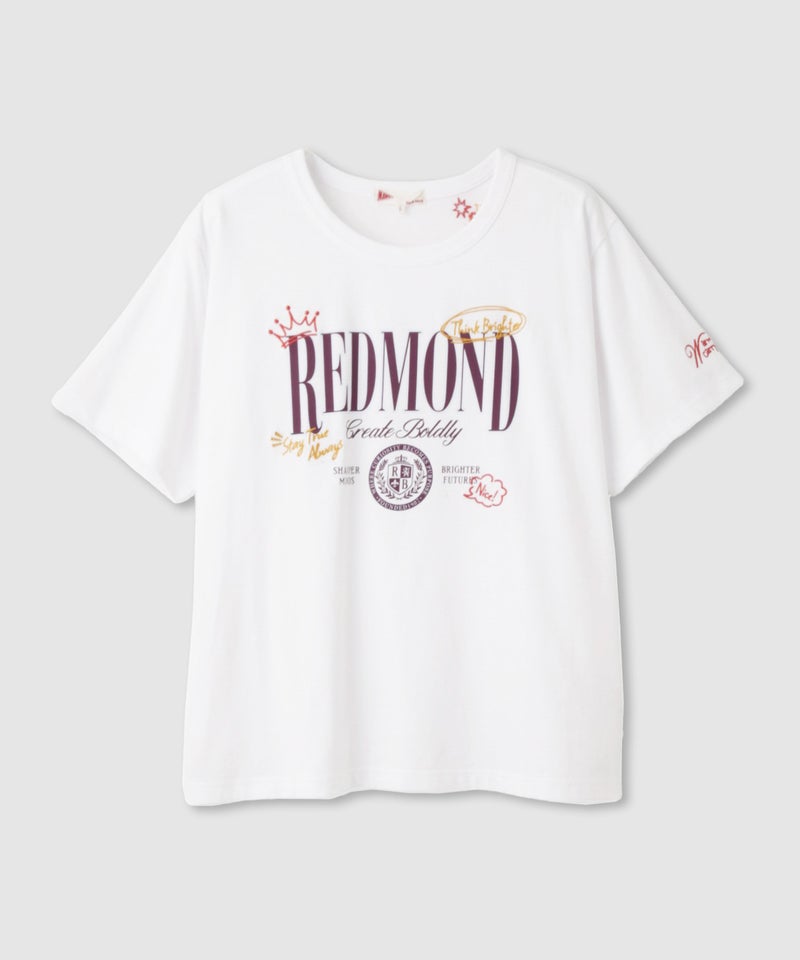 NAVY  ベーシックプリントTシャツ レディース メール便 対応商品商品画像-23