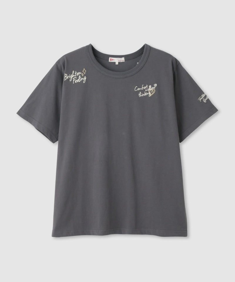 NAVY  ベーシックプリントTシャツ レディース メール便 対応商品商品画像-26