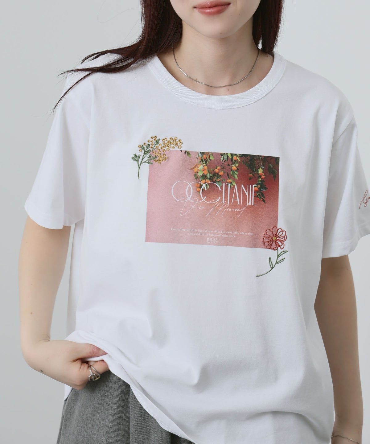 NAVY ベーシックプリントTシャツ レディース メール便 対応商品