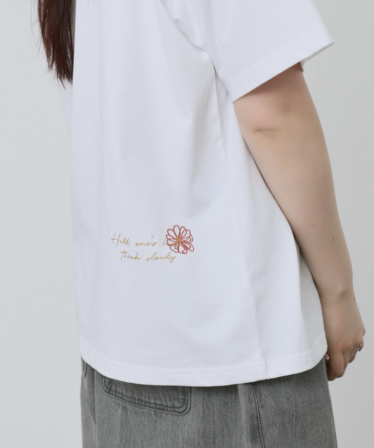 NAVY ベーシックプリントTシャツ レディース メール便 対応商品