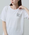 NAVY  ベーシックプリントTシャツ レディース メール便 対応商品商品サムネイル-11