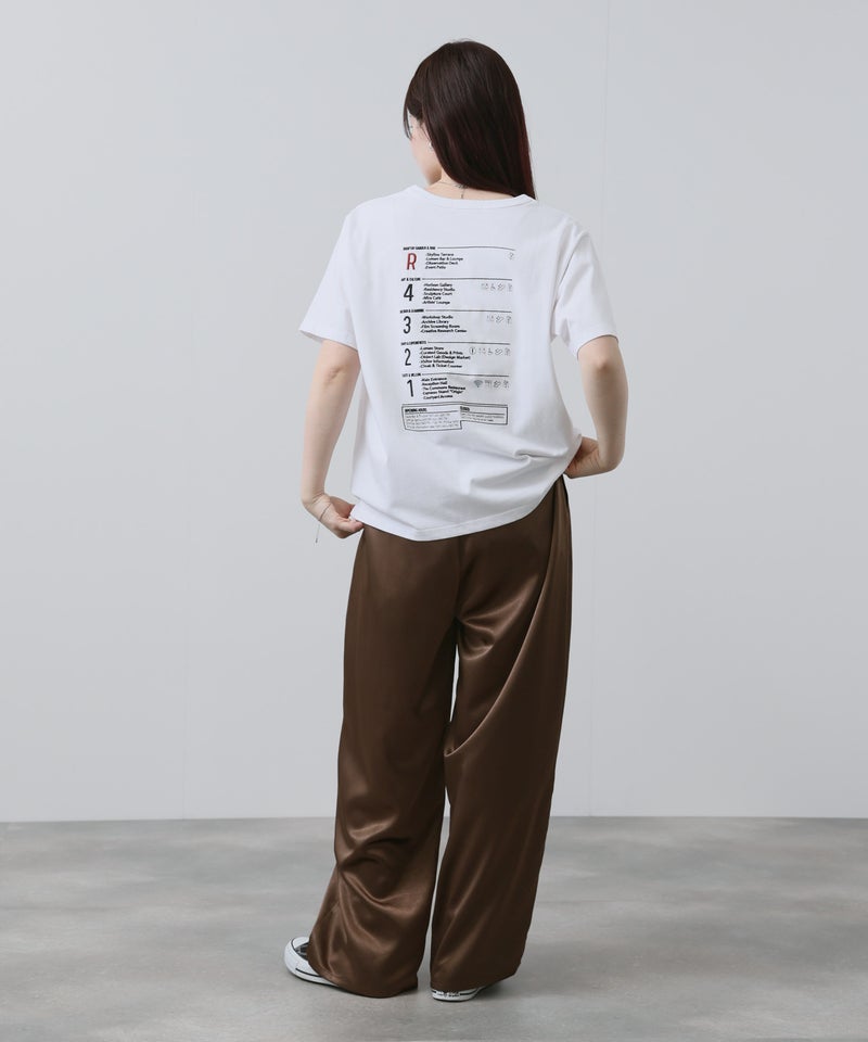 NAVY  ベーシックプリントTシャツ レディース メール便 対応商品商品画像-13