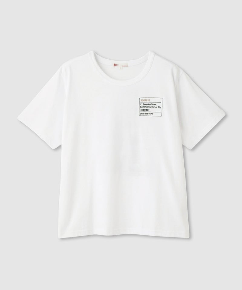 NAVY ベーシックプリントTシャツ レディース メール便 対応商品商品画像-18