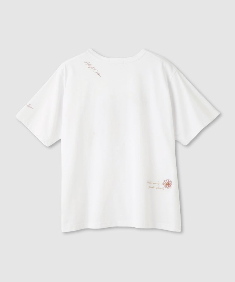 NAVY  ベーシックプリントTシャツ レディース メール便 対応商品商品画像-20