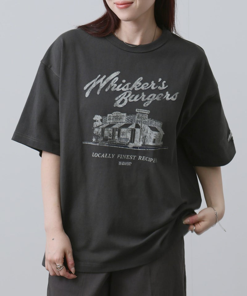 NAVY  ヘビーウエイトルーズTシャツ レディース メール便 対応商品商品画像-2