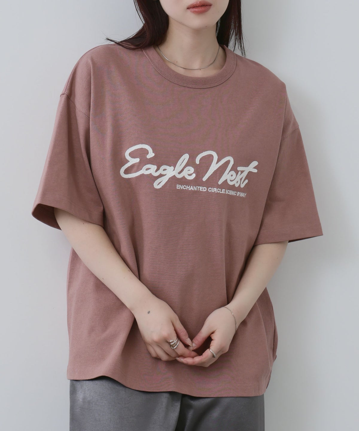 NAVY ヘビーウエイトルーズTシャツ レディース メール便 対応商品