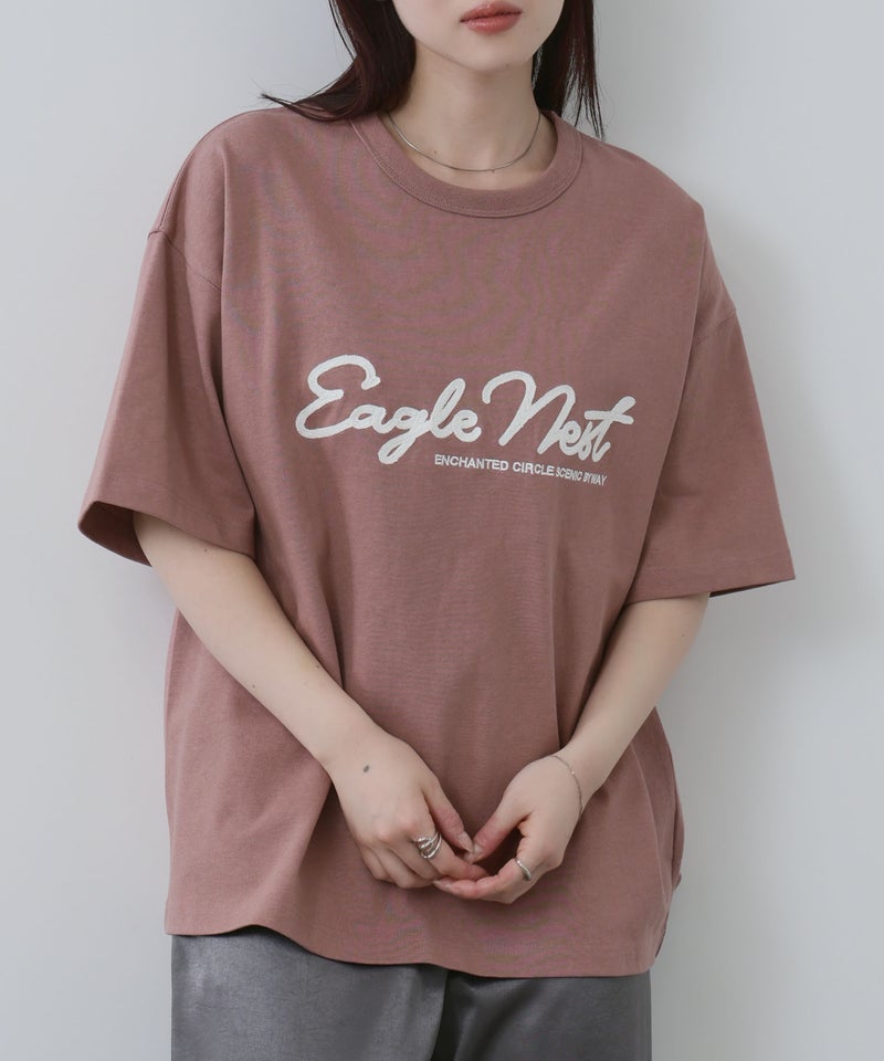 NAVY ヘビーウエイトルーズTシャツ レディース メール便 対応商品商品画像-3