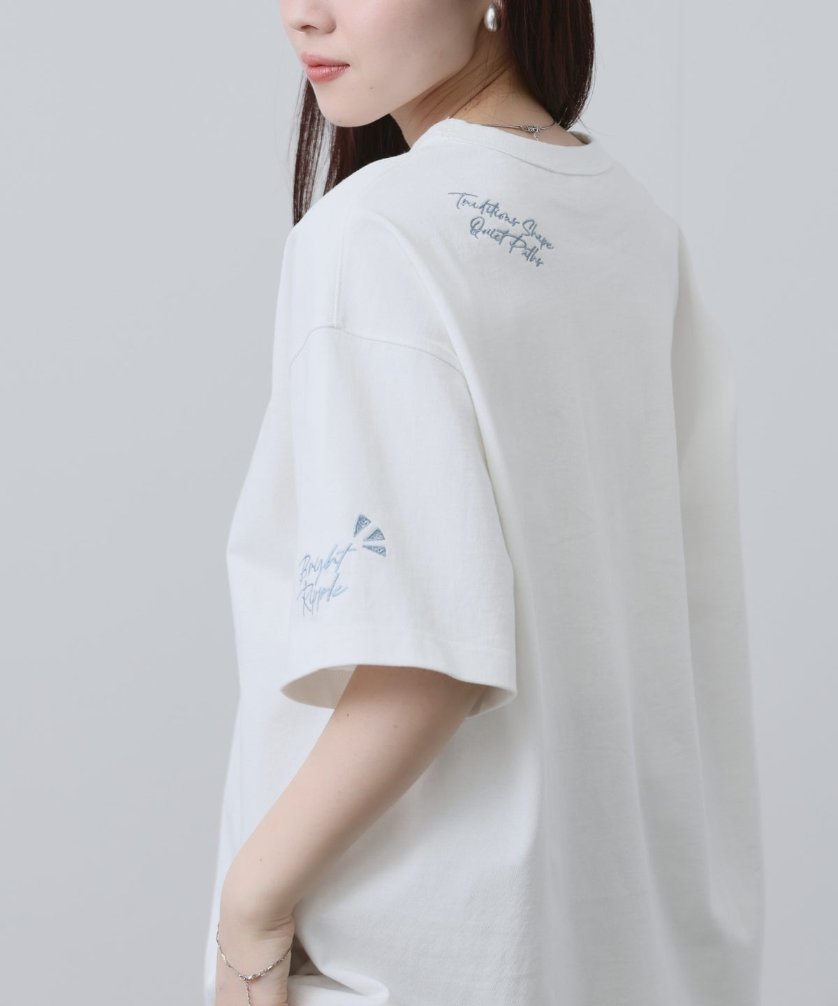 NAVY ヘビーウエイトルーズTシャツ レディース メール便 対応商品