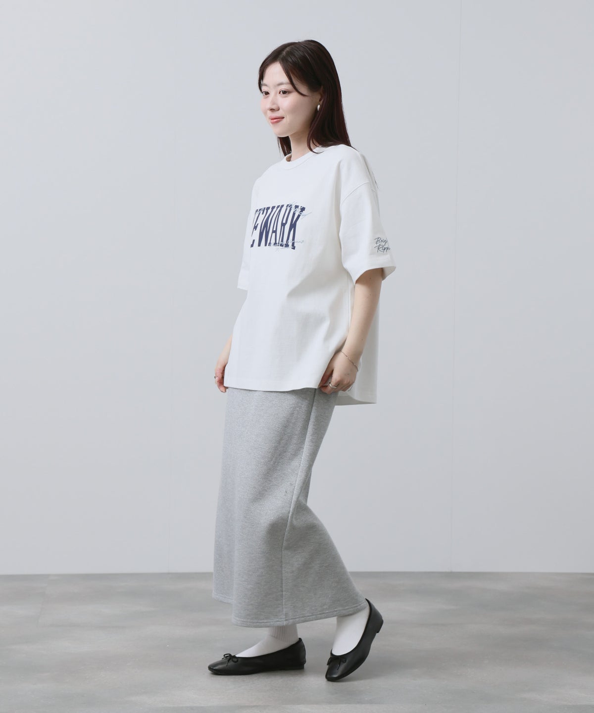 NAVY ヘビーウエイトルーズTシャツ レディース メール便 対応商品