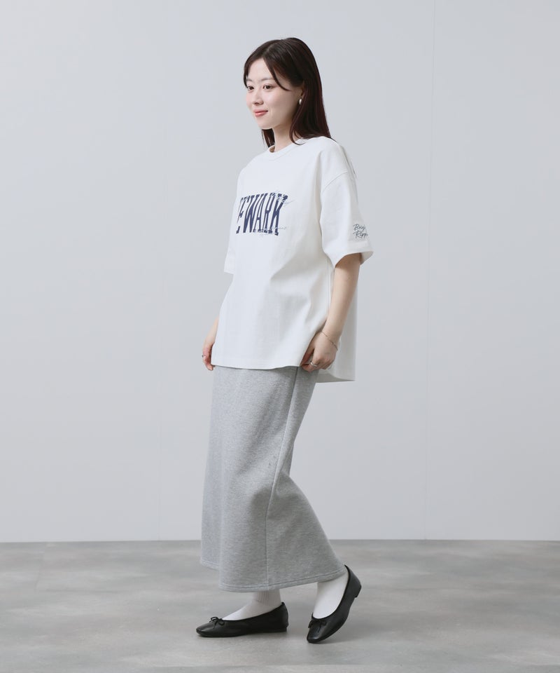 NAVY  ヘビーウエイトルーズTシャツ レディース メール便 対応商品商品画像-8