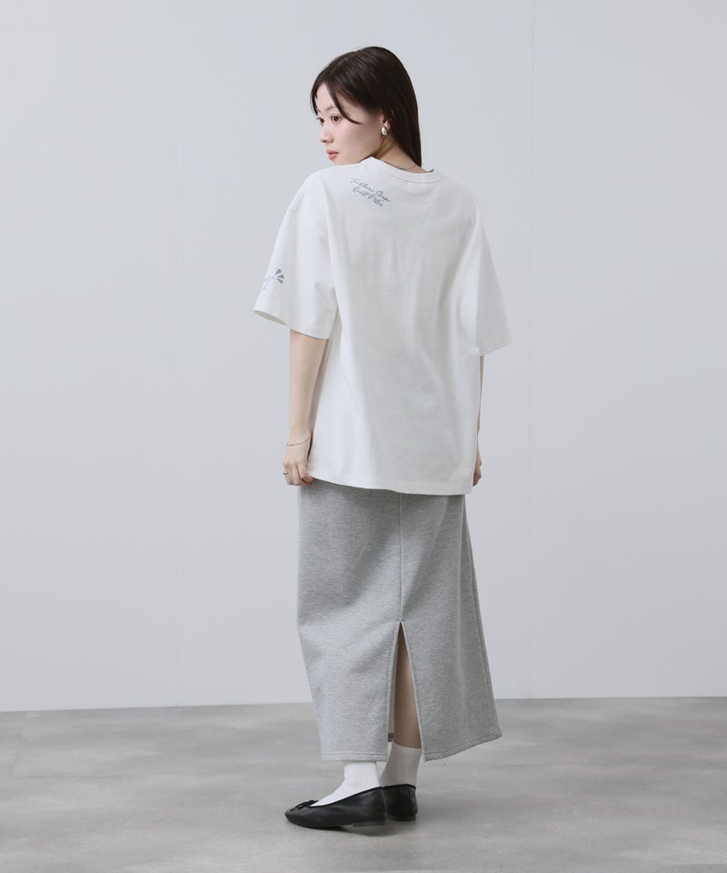 NAVY  ヘビーウエイトルーズTシャツ レディース メール便 対応商品商品画像-9