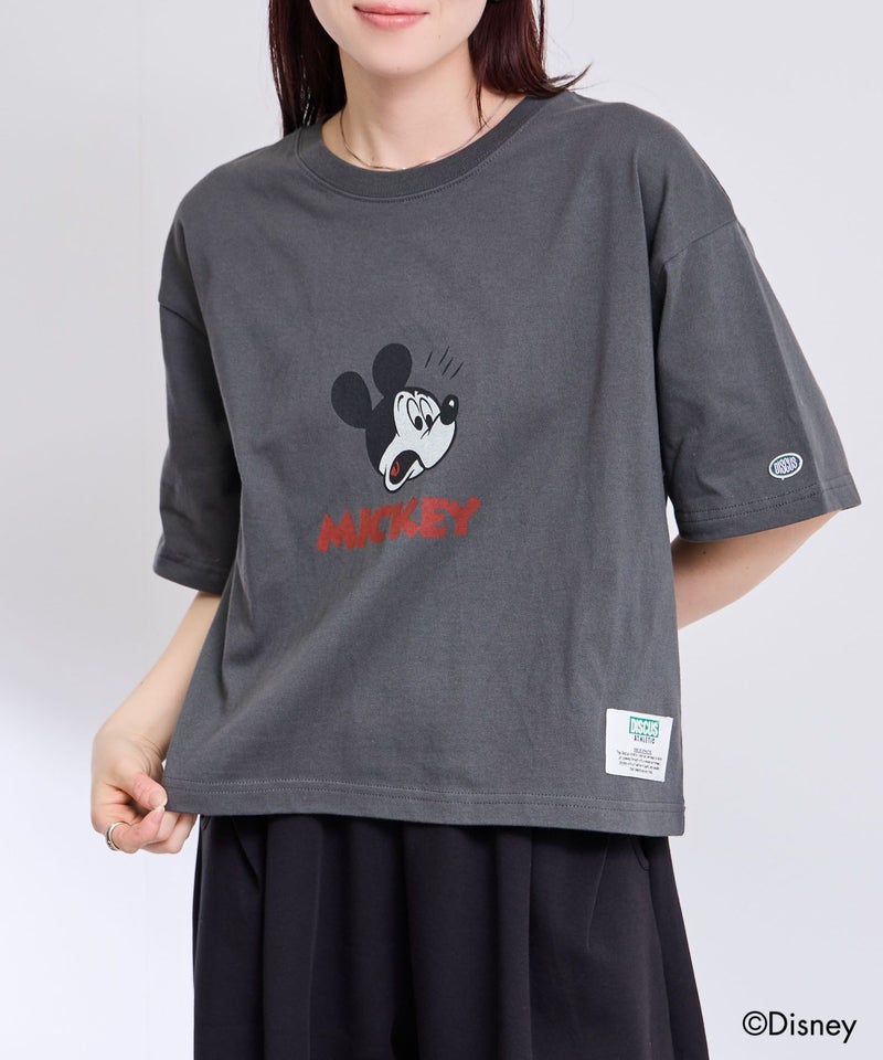 【DISCUS】Disney / ショート丈Tシャツ レディース メール便 対応商品商品画像-1