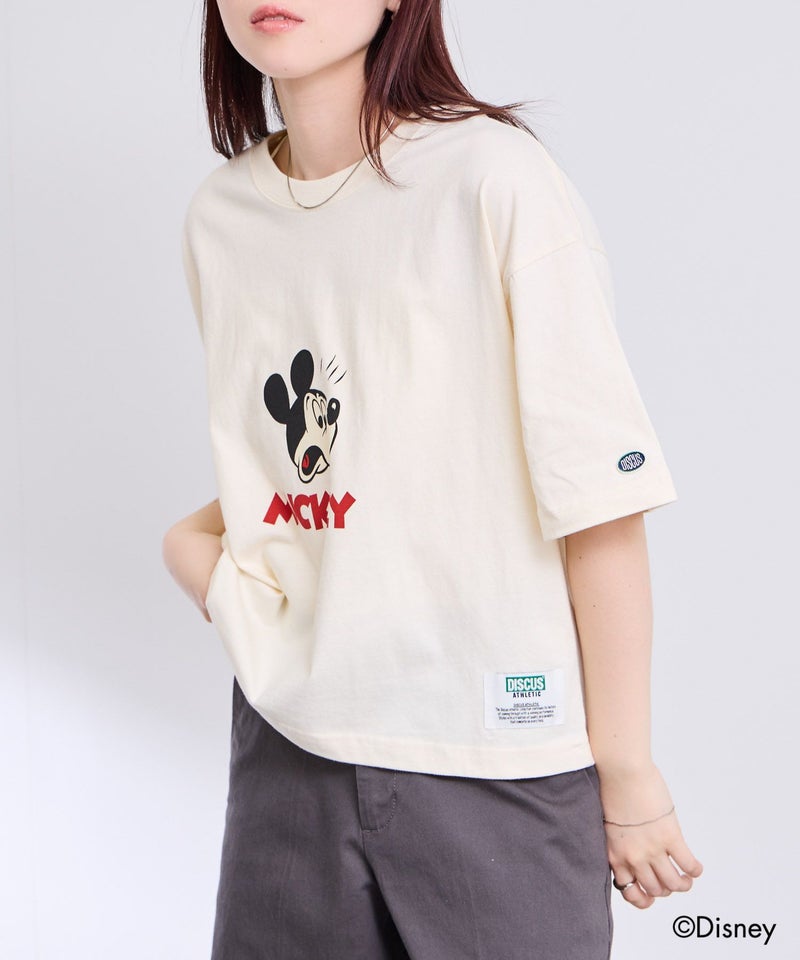 【DISCUS】Disney / ショート丈Tシャツ レディース メール便 対応商品商品画像-2