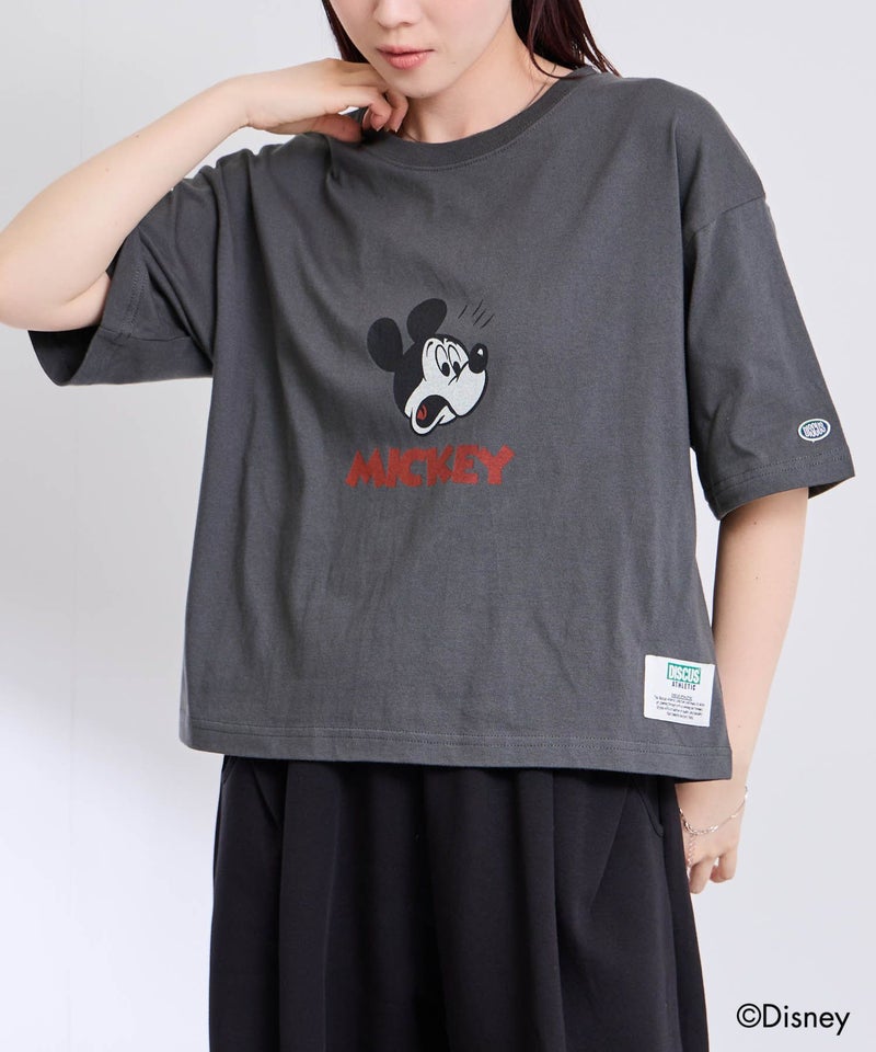 【DISCUS】Disney / ショート丈Tシャツ レディース メール便 対応商品商品画像-3