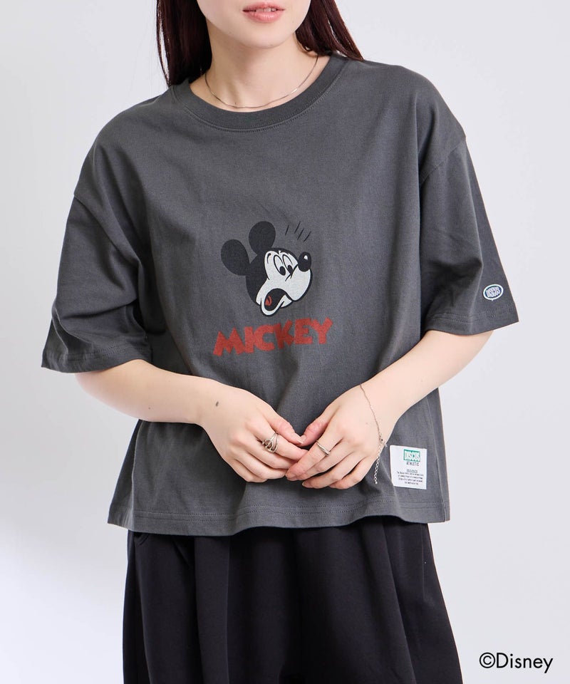 【DISCUS】Disney / ショート丈Tシャツ レディース メール便 対応商品商品画像-4