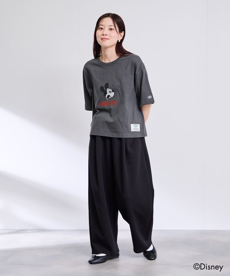 【DISCUS】Disney / ショート丈Tシャツ レディース メール便 対応商品商品画像-5