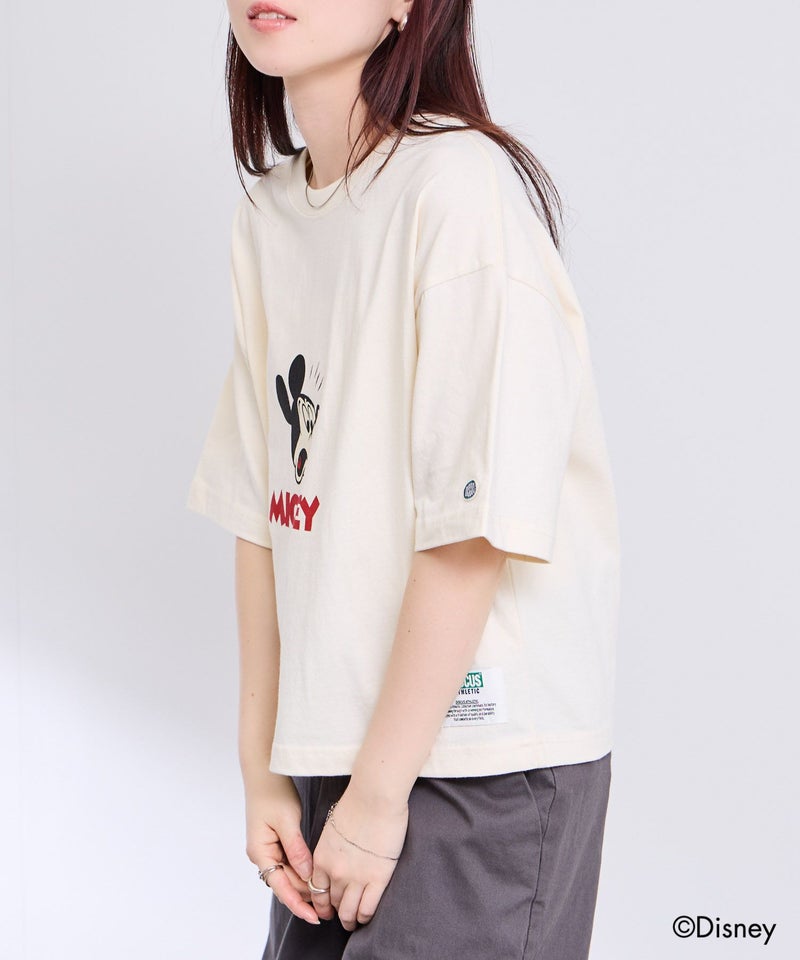 【DISCUS】Disney / ショート丈Tシャツ レディース メール便 対応商品商品画像-8