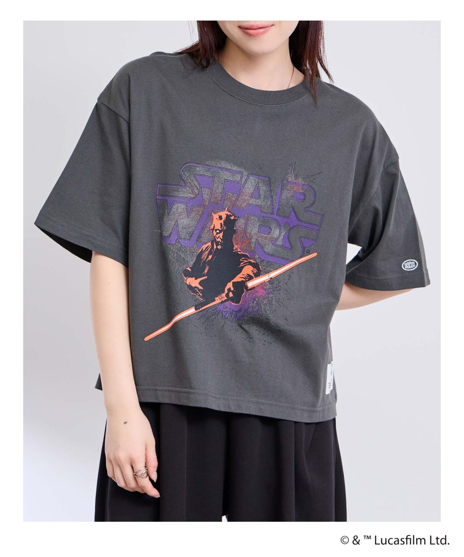 DISCUS DISCUS×『STAR WARS』/ ショート丈Tシャツ レディース